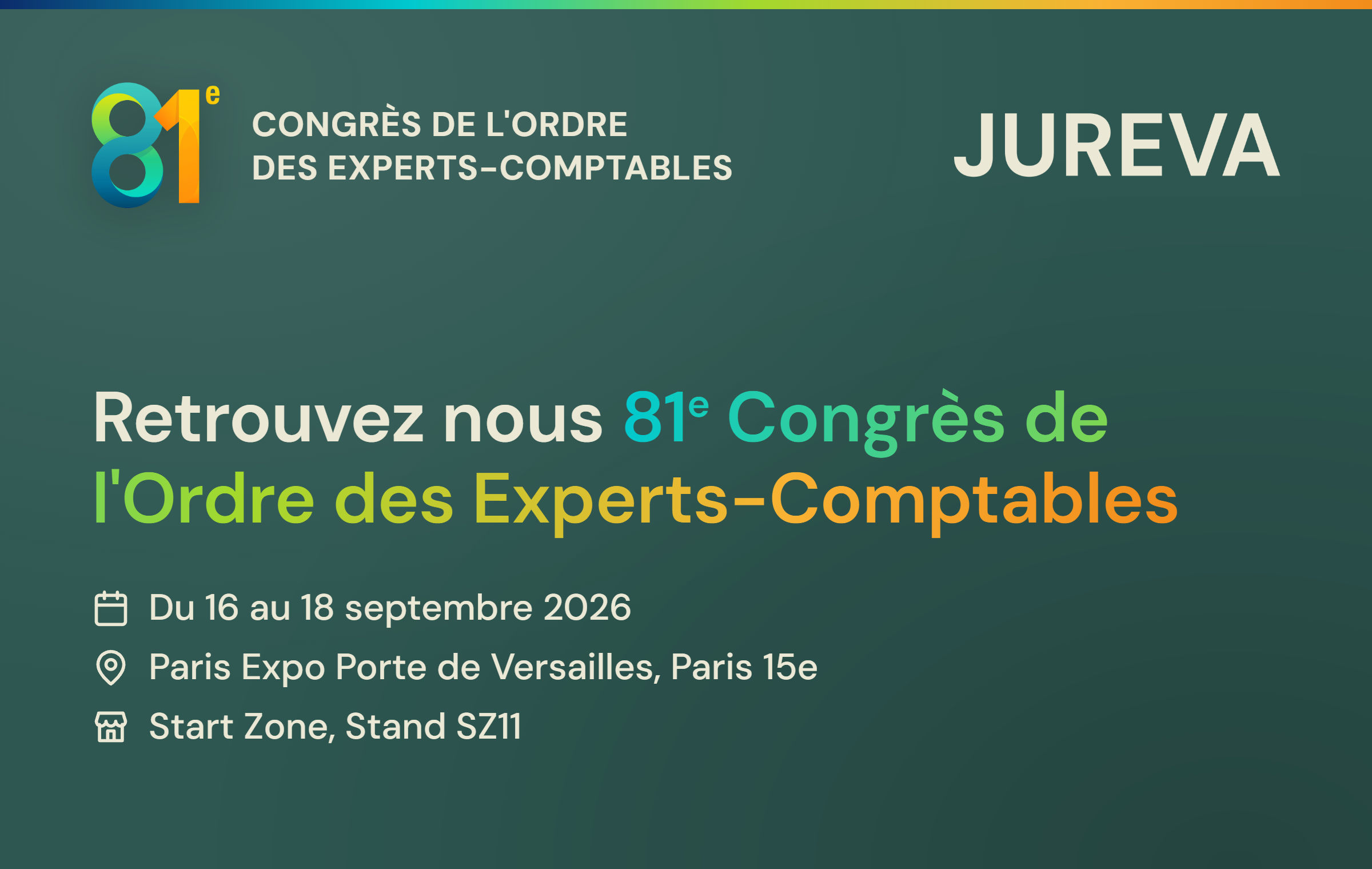 JUREVA au 81e Congrès de l'Ordre des Experts-Comptables